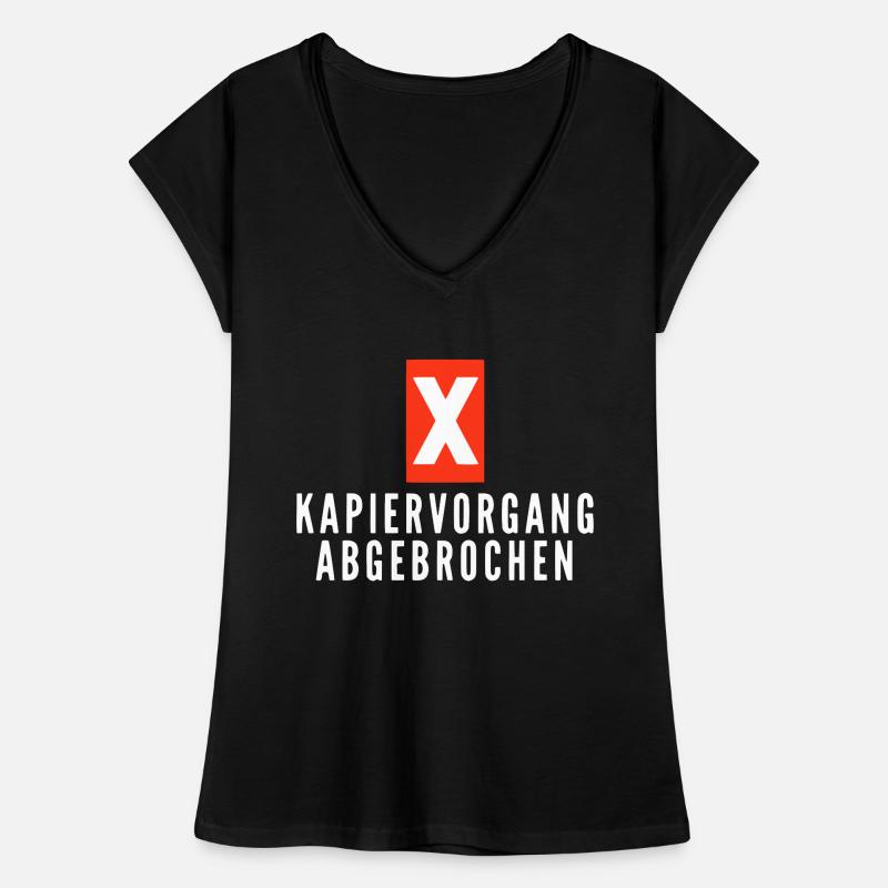 KAPIERVORGANG ABGEBROCHEN Frauen Vintage T-Shirt