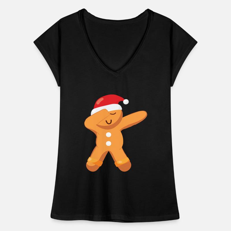 Dabbing gingerbread man Women's Vintage T-Shirt