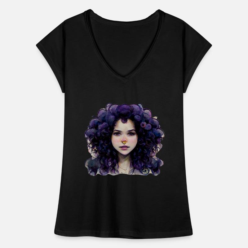 Violet T-shirt vintage Femme