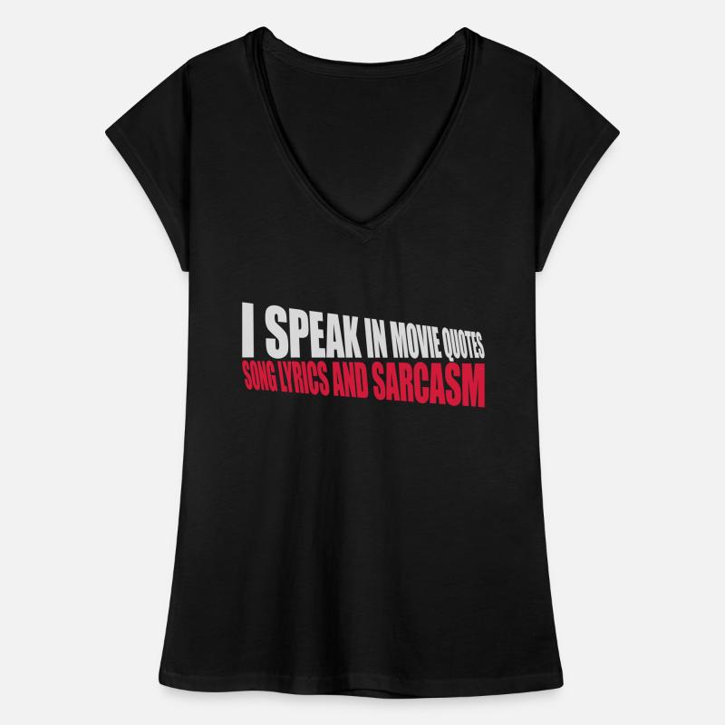 speak lyrics and sarcasm Women's Vintage T-Shirt