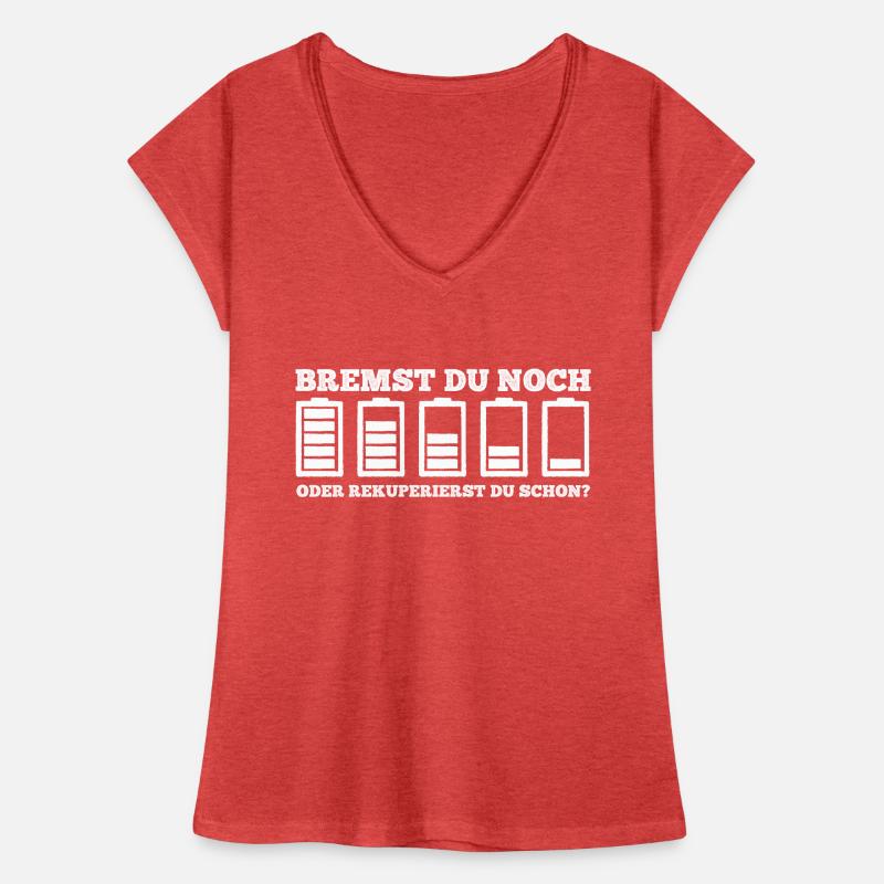 Bremst Du noch oder rekuperierst Du schon? Frauen Vintage T-Shirt