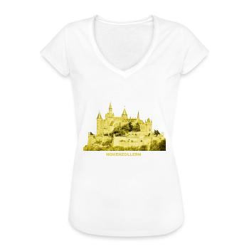 Hohenzollern Burg König Kaiser Bisingen - Frauen Vintage T-Shirt - Schwarz - Vorne - Danielle (179cm)