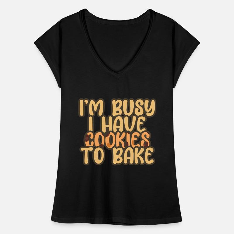 Cuisson de biscuits au chocolat de Noël T-shirt vintage Femme