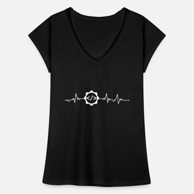 Software Engineer - Herzschlag - Programmieren -PC Frauen Vintage T-Shirt
