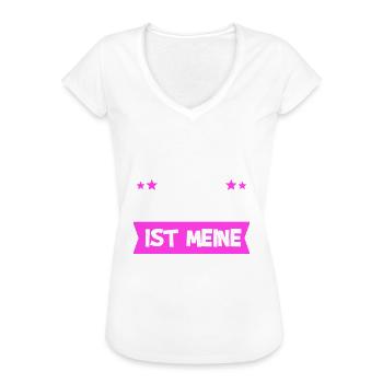 Oma Baby Sprüche Großmutter Schwangerschaft - Frauen Vintage T-Shirt - Schwarz - Vorne - Danielle (179cm)