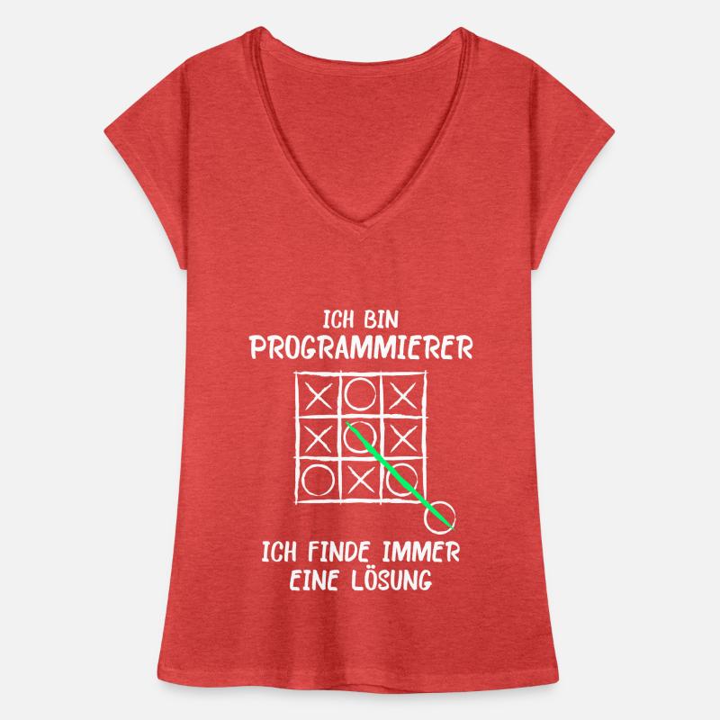 Ich bin Programmierer Lösung Spruch Computer Nerd Frauen Vintage T-Shirt