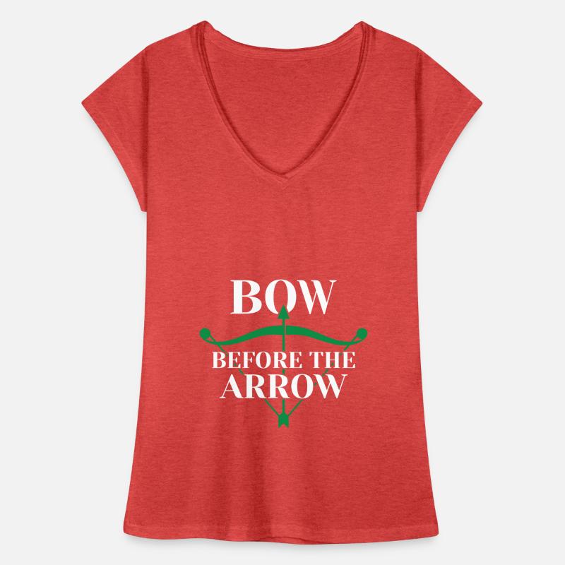 Bow before the Arrow - Bogenschütze Bogen Frauen Vintage T-Shirt
