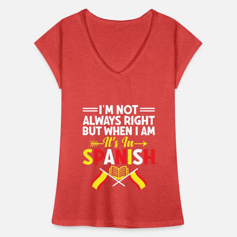 Professeur de langues étrangères École Professeurs de langues T-shirt vintage Femme
