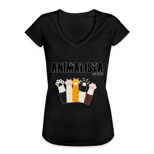 CATS KARMA - Frauen Vintage T-Shirt