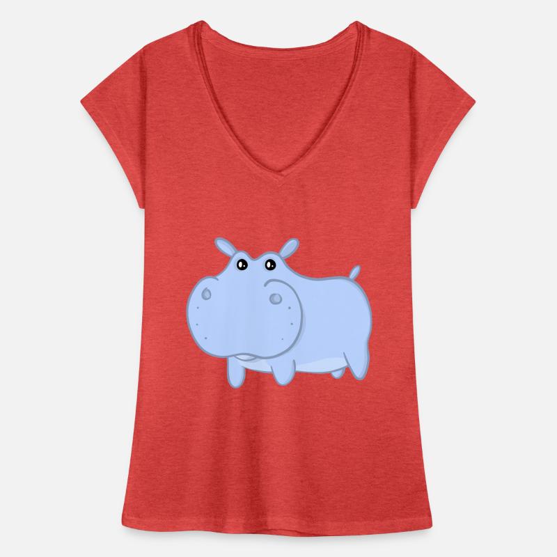Henry das blaue Nilpferd Frauen Vintage T-Shirt