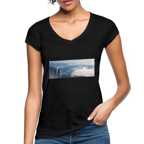 Flugzeug Himmel Wolken Australien - Frauen Vintage T-Shirt