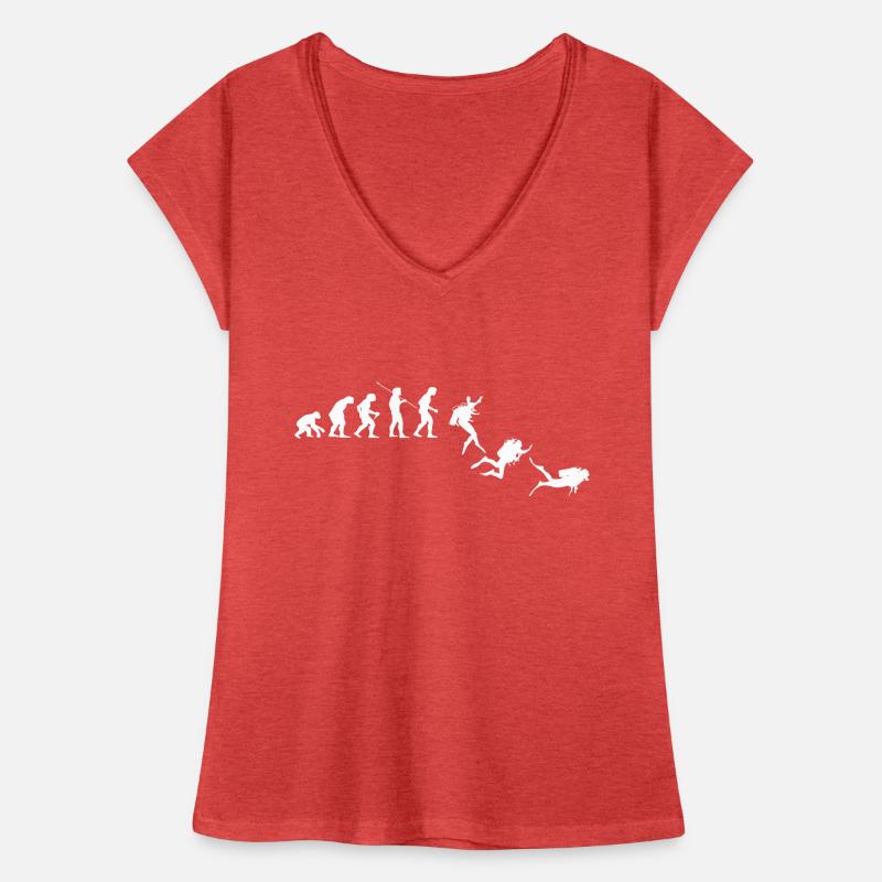 Diving Evolution Diver Gift Women's Vintage T-Shirt
