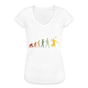 Evolution Volleyball Volleyball Volleyball - Women's Vintage T-Shirt - black - Front - Danielle (179cm)