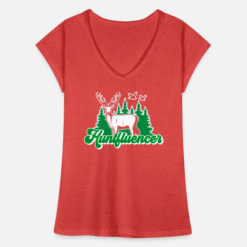 Huntfluencer Chasseur Influenceur T-shirt vintage Femme