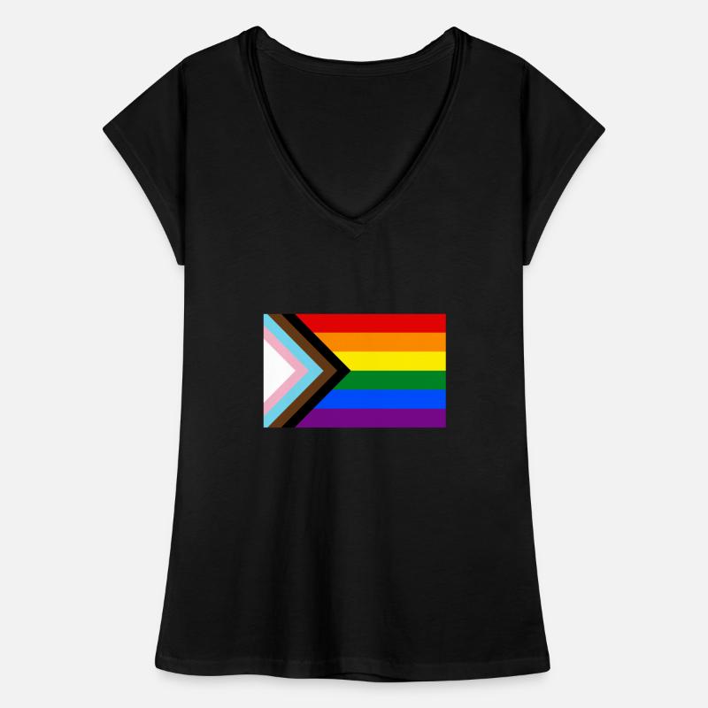 PRIDE PROGRESS FLAG Women's Vintage T-Shirt