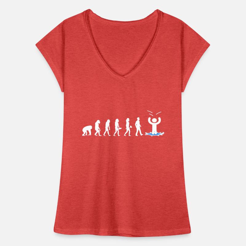 ice bathing ice cold ice bath evolution kneipp ice hole Women's Vintage T-Shirt