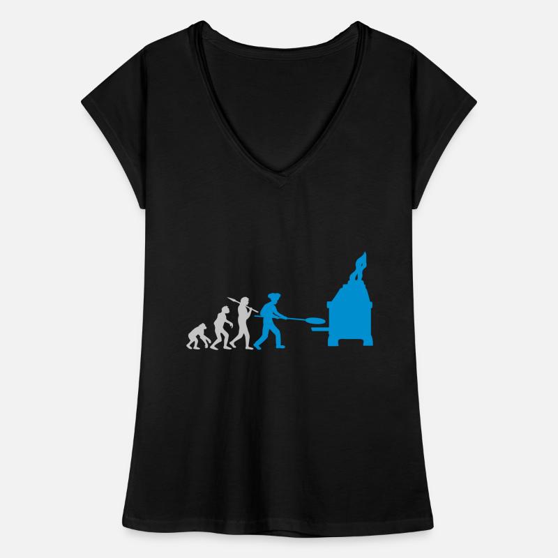 Pizza Baker Evolution Women's Vintage T-Shirt