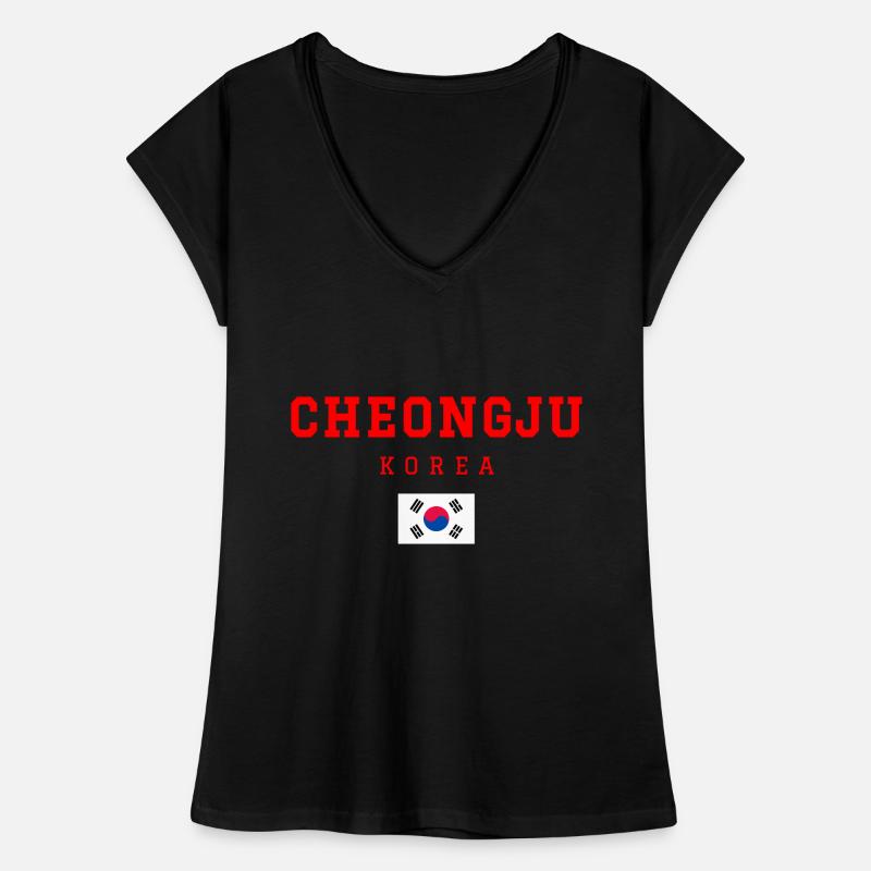 Cheongju, Corée T-shirt vintage Femme