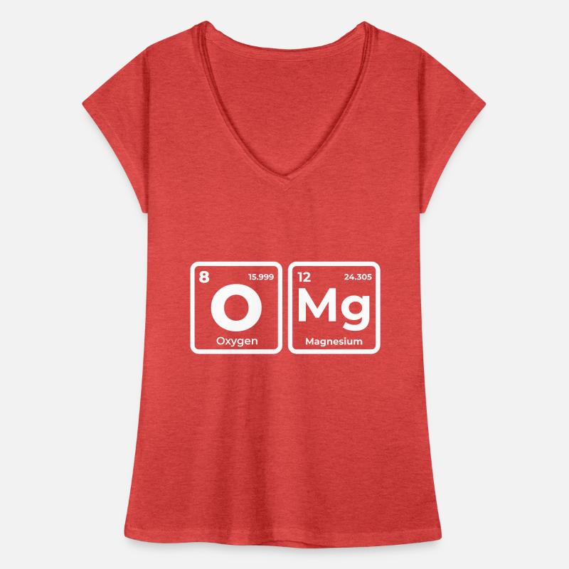 Oxygen Magnesium / Physics, Chemistry, Mathematics Women's Vintage T-Shirt