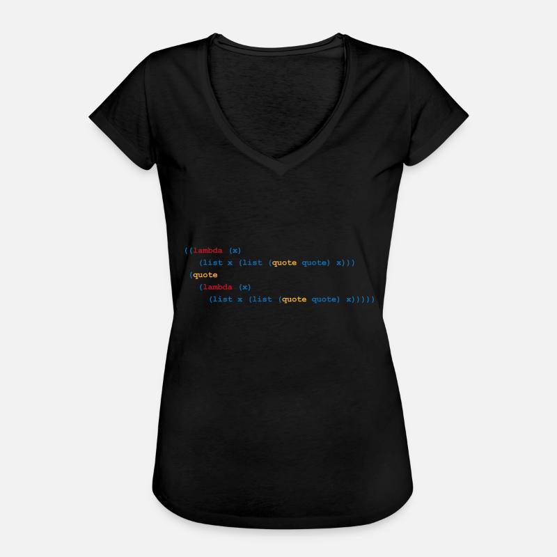 Informatiker Programming Geschenk Nerd Admin - Frauen Vintage T-Shirt - Schwarz