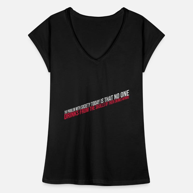 drinks from enemies skulls Women's Vintage T-Shirt