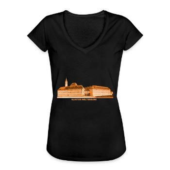 Weltenburg Kloster Donau Kehlheim Lower Bavaria - Women's Vintage T-Shirt - black - Front - Danielle (179cm)