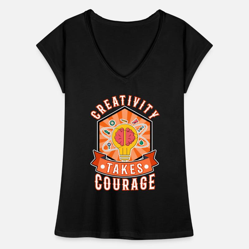 Creativity Takes Courage Frauen Vintage T-Shirt