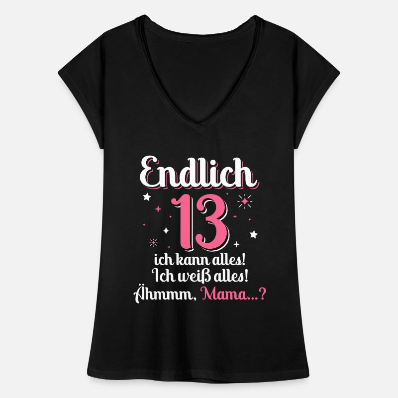 13 Mädchen Geburtstag Frauen Vintage T-Shirt