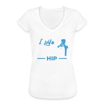Hüfte Operation Künstliche Hüfte Gelenk Geschenk - Frauen Vintage T-Shirt - Schwarz - Vorne - Danielle (179cm)