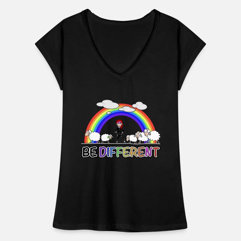 Soyez différent - Sei Anders T-shirt vintage Femme