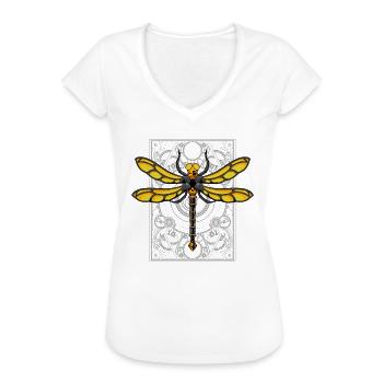 Steampunk Mechanics Victoriaanse Cosplay - Vrouwen Vintage T-shirt - zwart - Voor - Danielle (179cm)