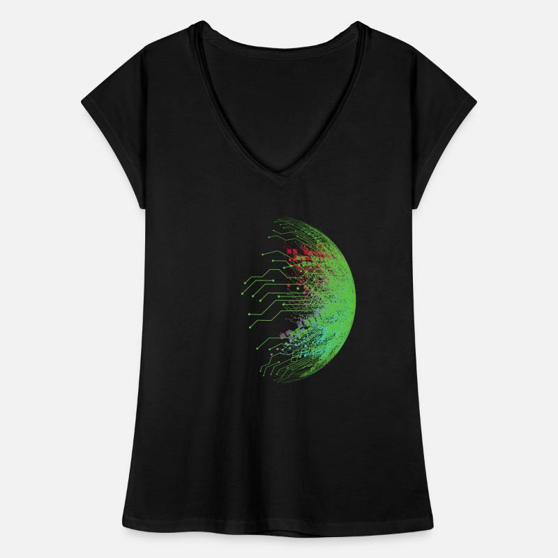 Code binaire T-shirt vintage Femme