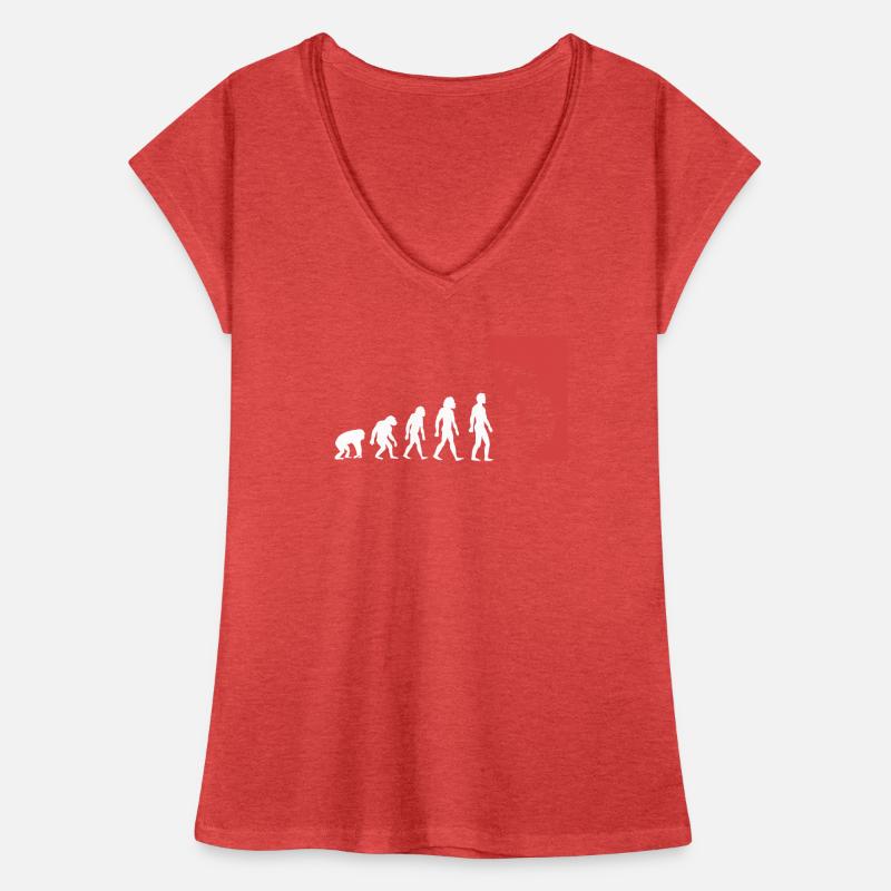 Klettern Evolution Frauen Vintage T-Shirt