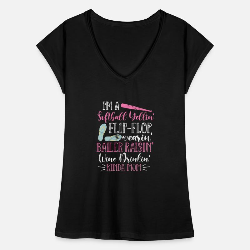 Mère de softball T-shirt vintage Femme