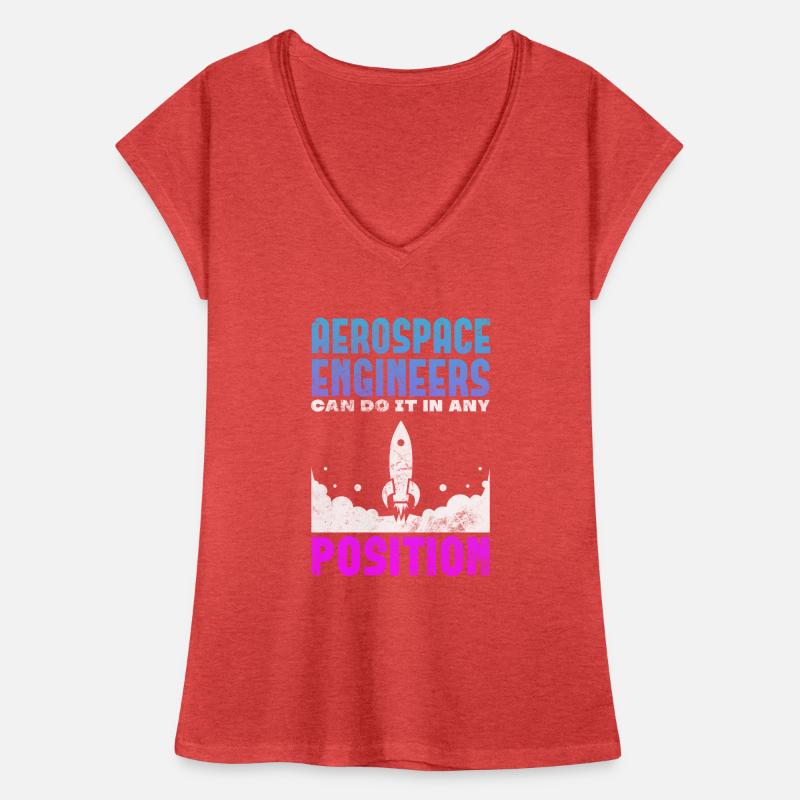 Space Engineer Aeronautical Engineer Gift Women's Vintage T-Shirt