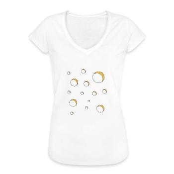 Fromage - T-shirt vintage Femme - noir - Devant - Danielle (179cm)