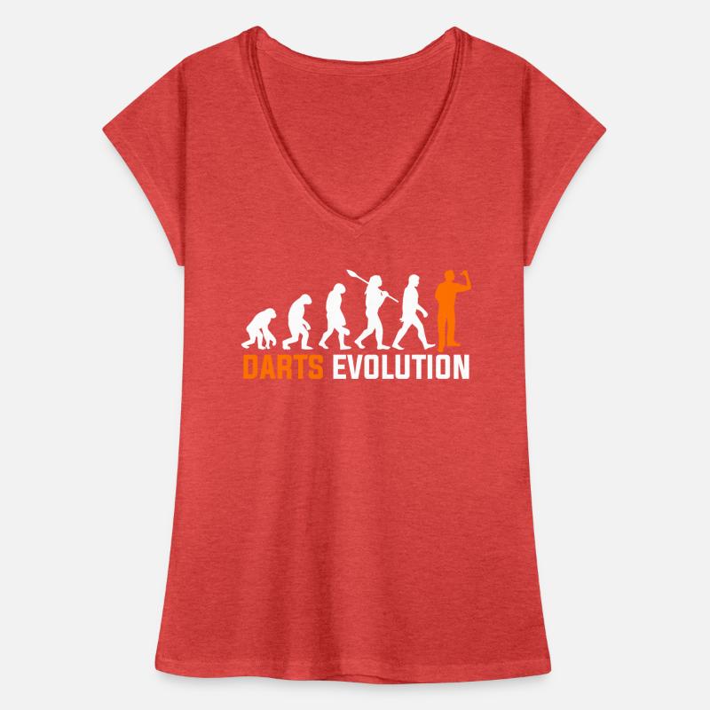 Darts Evolution Frauen Vintage T-Shirt