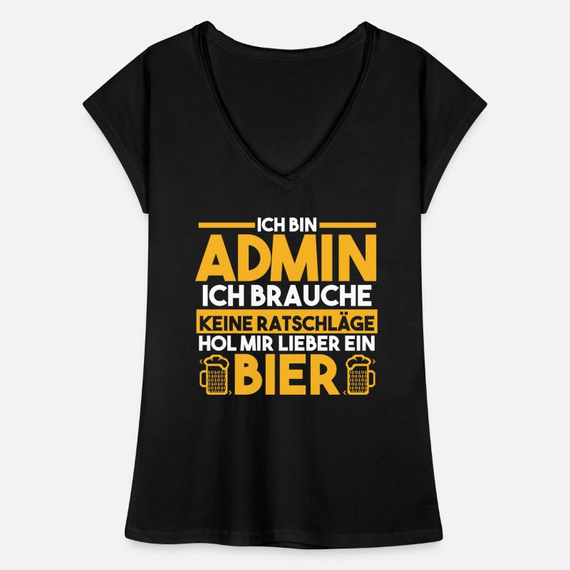 Informatiker Programmierer Admin Bier Administrato Frauen Vintage T-Shirt