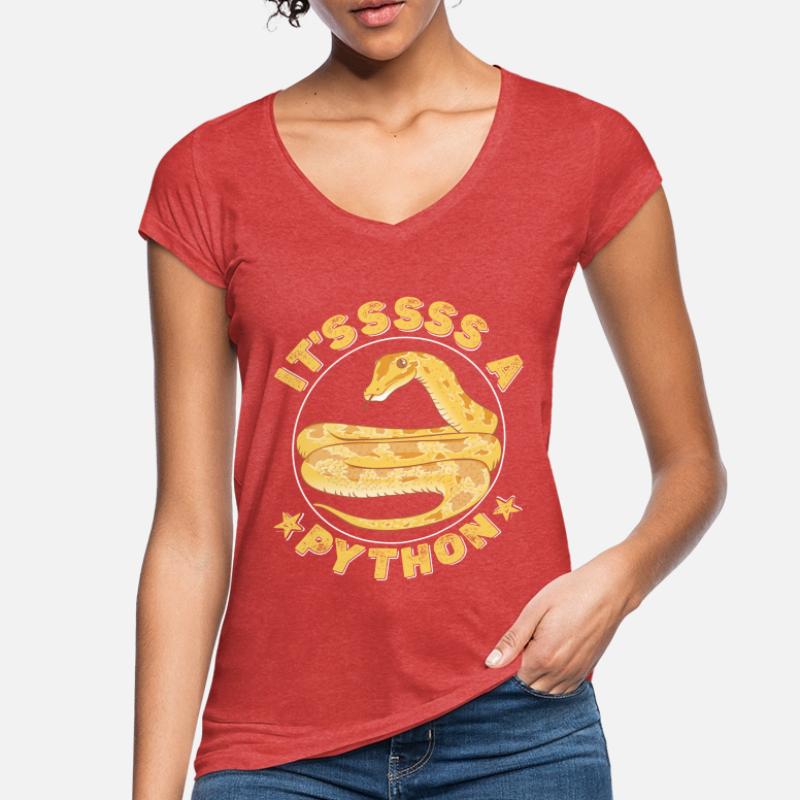 Itsssss a Python Frauen Vintage T-Shirt