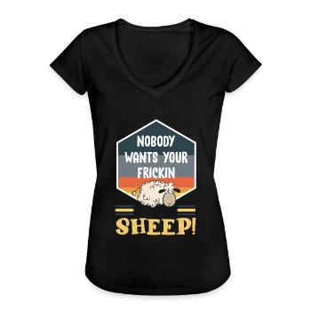 Brettspiel, Brettspiel Siedler, Brettspiel - Frauen Vintage T-Shirt - Schwarz - Vorne - Danielle (179cm)