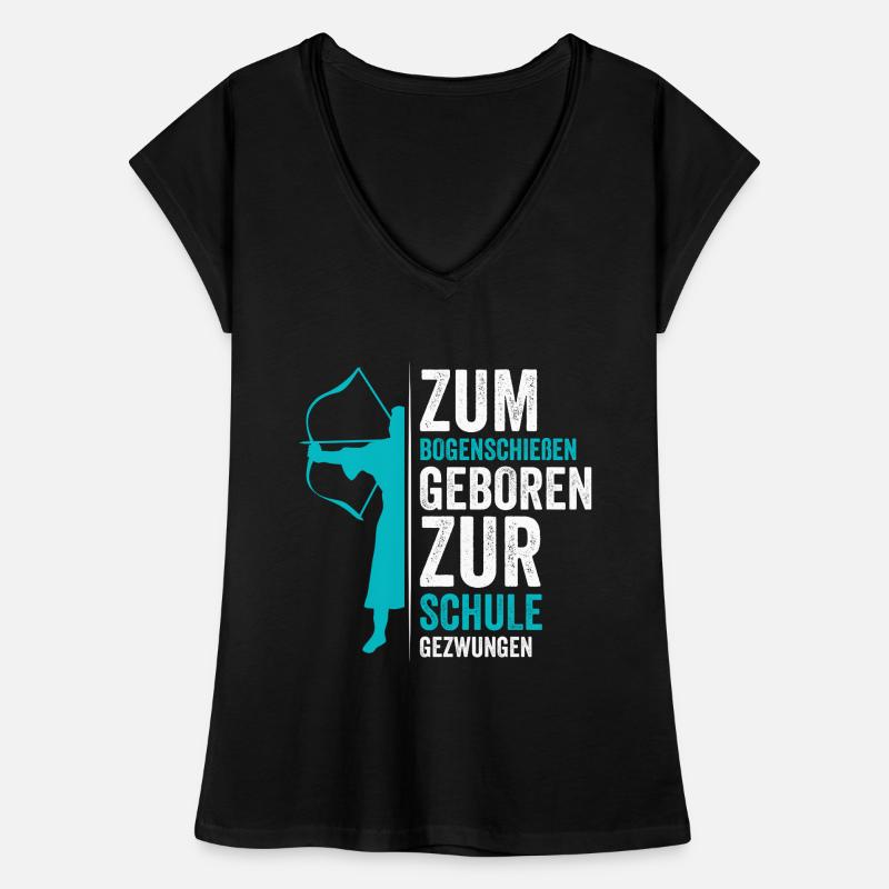 Bogenschießen Bogenschütze Pfeile Bogen Frauen Vintage T-Shirt