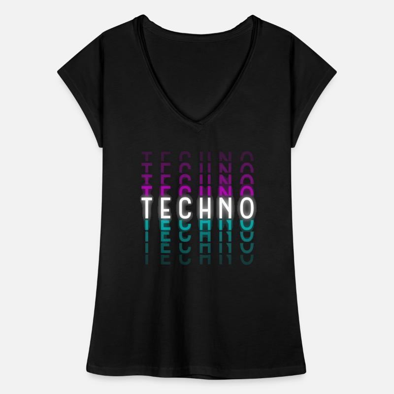 Rave Techno Music Music Dubstep Women's Vintage T-Shirt