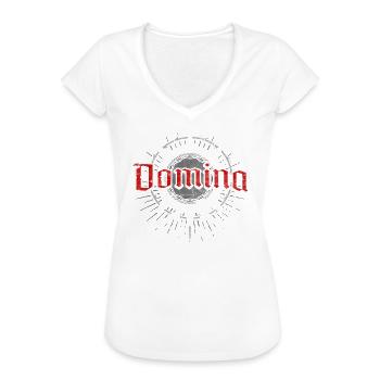 Erotisches Fetisch Erotik BDSM Domina Geschenk - Frauen Vintage T-Shirt - Schwarz - Vorne - Danielle (179cm)