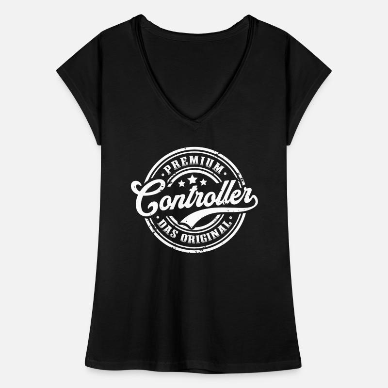 Controlling Original Lustiges Controller Frauen Vintage T-Shirt