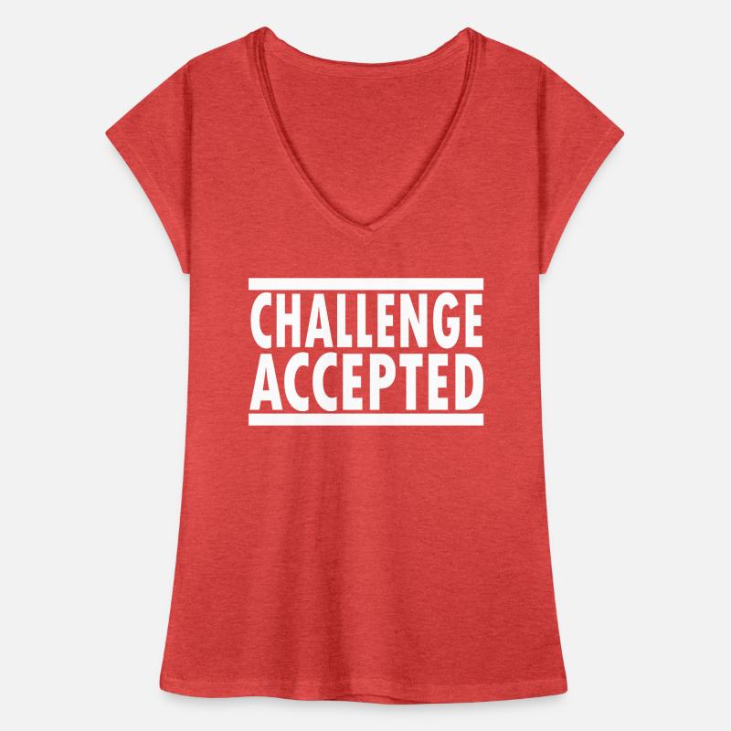 Challenge Accepted Frauen Vintage T-Shirt