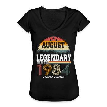 Le leggende sono nate nell'agosto del 1984 - Maglietta vintage donna - nero - Fronte