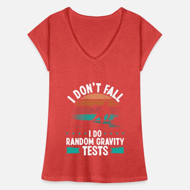 Kitesurfer I don't fall I do random gravity testsKi Women's Vintage T-Shirt
