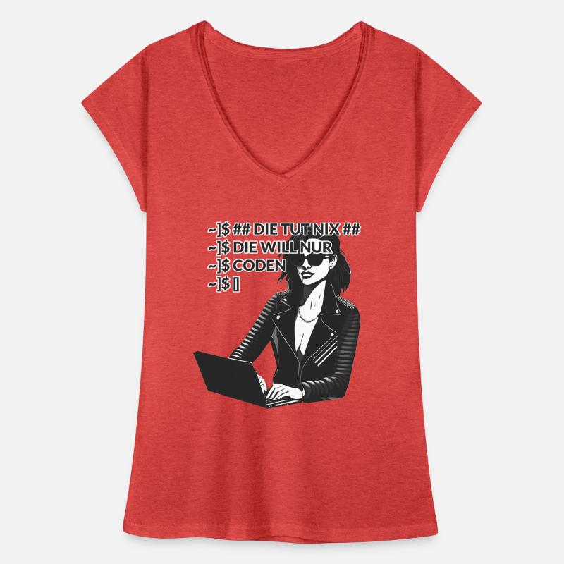 Coden Programmieren Programmiererin Frauen Vintage T-Shirt