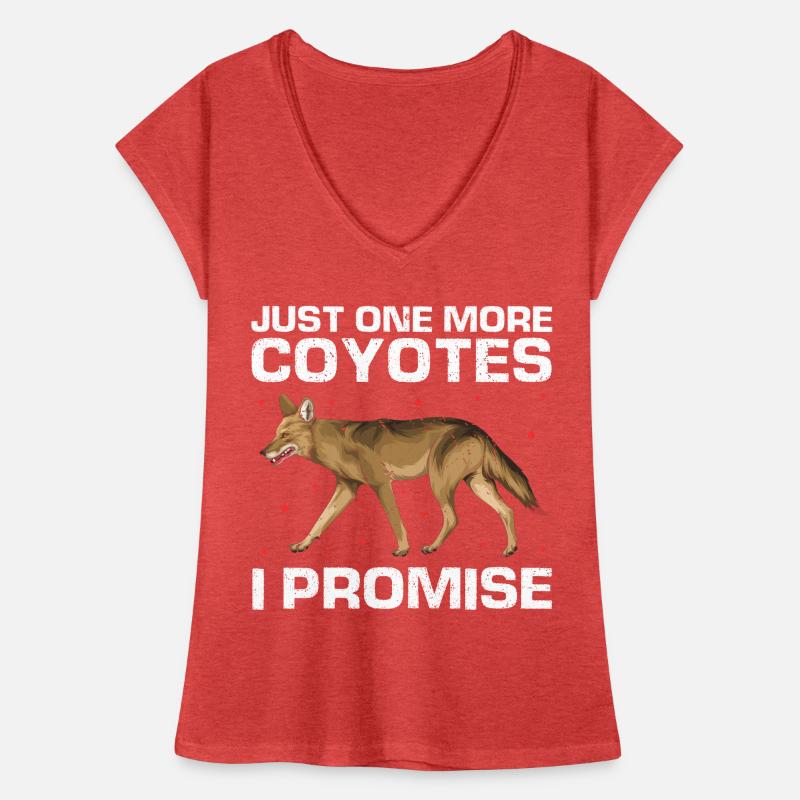Conception de coyote pour les réacteurs de coyote T-shirt vintage Femme