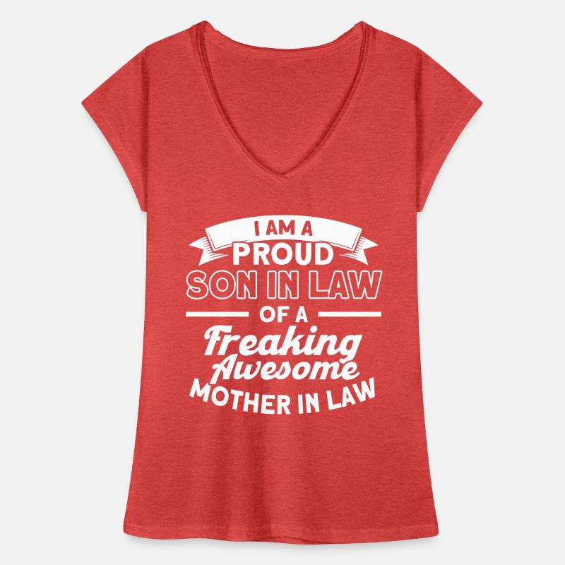 Stolzer Schwiegersohn einer Schwiegermutter Frauen Vintage T-Shirt
